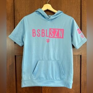 BSBL-SZN Youth Short Sleeve Hoodie - YL